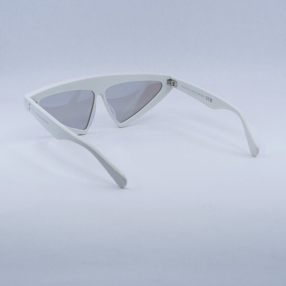 Stella McCartney SC40045I 25C Sunglasses - White Frame, Silver Lenses main image 7